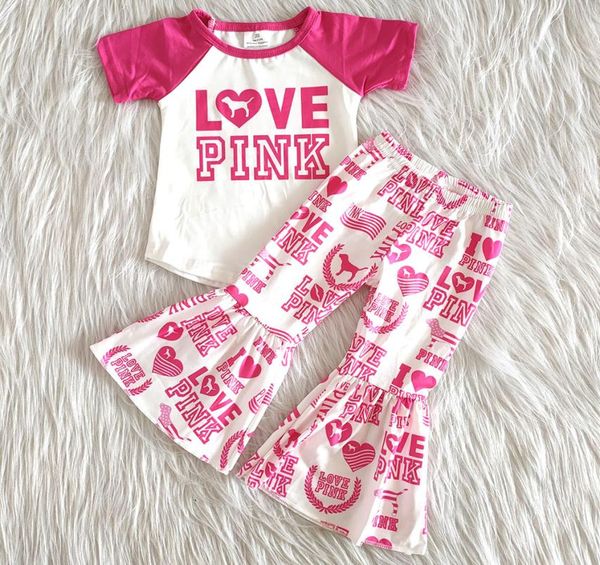 fashion kids boutique clothes short sleeve shirt and bell pants set for girl girl letters and pattern design outfit 26219676, White
fashion kids boutique clothes short sleeve shirt and bell pants set for girl girl letters and pattern design outfit 26219676, White