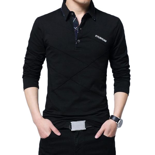 men's polos men polo shirt brand spring summer autumn mens casual fashion cotton solid color turn down long sleeve shirts clothing 2306, White;black
men's polos men polo shirt brand spring summer autumn mens casual fashion cotton solid color turn down long sleeve shirts clothing 2306, White;black