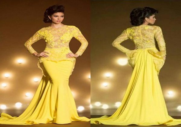 fashion lace formal evening dresses with long sleeves mermaid appliqued sheer jewel neck peplum prom dress yellow transparent even3594065, Black;red
fashion lace formal evening dresses with long sleeves mermaid appliqued sheer jewel neck peplum prom dress yellow transparent even3594065, Black;red