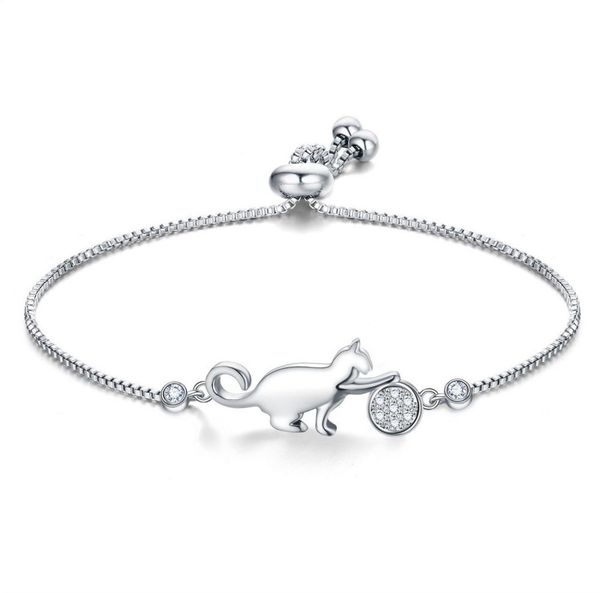 cute cat adjustable charm bracelet clear cubic zirconia bangle bracelets for women jewelry gifts drop2156065, Black
cute cat adjustable charm bracelet clear cubic zirconia bangle bracelets for women jewelry gifts drop2156065, Black