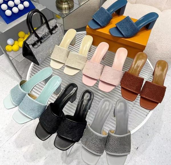 designer thick heeled slippers woven embroidered women's sandals luxury brand summer flat casual beach slippers women fashion outdoor h, Black
designer thick heeled slippers woven embroidered women's sandals luxury brand summer flat casual beach slippers women fashion outdoor h, Black