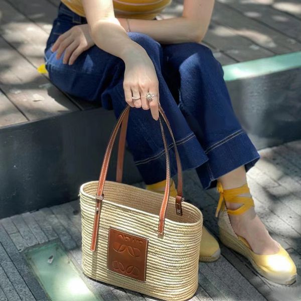 design basket shopping paula s tote bag woman raffia fiber woven handbag knit quality fashion holiday lady travel shoulder bags brown leathe
design basket shopping paula s tote bag woman raffia fiber woven handbag knit quality fashion holiday lady travel shoulder bags brown leathe