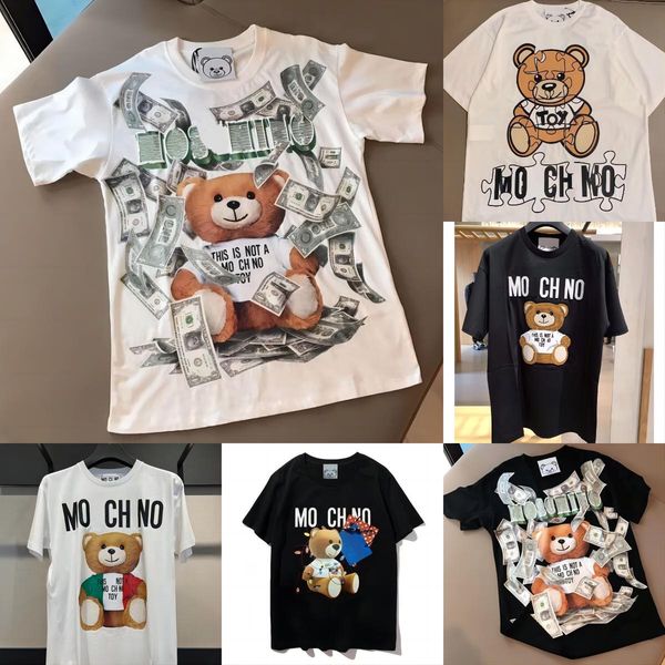 2023 fashion women's t-shirt summer new short sleeve brand designer tees color the bear round neck cotton italy luxury mens womens half, White
2023 fashion women's t-shirt summer new short sleeve brand designer tees color the bear round neck cotton italy luxury mens womens half, White