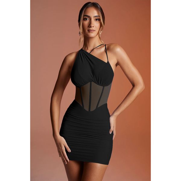 basic casual dresses 2023 fashion women s wear solid color sleeveless diagonal mesh dress club party style lady mini short 230701, Black;gray
basic casual dresses 2023 fashion women s wear solid color sleeveless diagonal mesh dress club party style lady mini short 230701, Black;gray