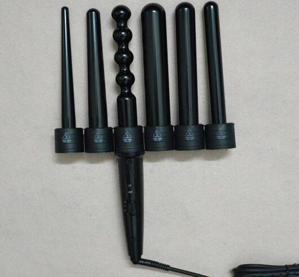 6 in 1 hair curler set curling wand spiral electric curling iron machine conical gourd shaped interchangeable barrel 9mm32mm7423745
6 in 1 hair curler set curling wand spiral electric curling iron machine conical gourd shaped interchangeable barrel 9mm32mm7423745
