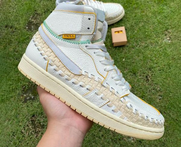 authentic 1s og woven men basketball shoes 1s sail/wolf grey-muslin-pale vanilla-kinetic university gold outdoor sports sneakers 5s with ori
authentic 1s og woven men basketball shoes 1s sail/wolf grey-muslin-pale vanilla-kinetic university gold outdoor sports sneakers 5s with ori