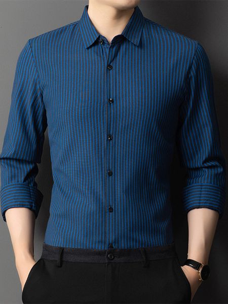 men s tracksuits spring and autumn casual slim fit stitching striped long sleeve shirt lapel stretch large size 4xl for men 230701, Gray
men s tracksuits spring and autumn casual slim fit stitching striped long sleeve shirt lapel stretch large size 4xl for men 230701, Gray