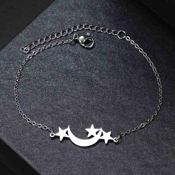 charm bracelets stainless steel bracelets classic moon stars fashion chain charm bracelet for women jewelry party friends gifts one piece r2, Golden;silver
charm bracelets stainless steel bracelets classic moon stars fashion chain charm bracelet for women jewelry party friends gifts one piece r2, Golden;silver
