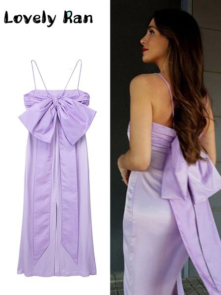 urban dresses elegant purple bow slip dress for women fashion y2k backless midi female summer beach slim sling club party vestidos 230630, White;black
urban dresses elegant purple bow slip dress for women fashion y2k backless midi female summer beach slim sling club party vestidos 230630, White;black