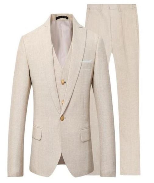 customize design light beige men wedding tuxedos groom tuxedos peak lapel one button men dinnerdarty dressjacketpantstievest5830926, Black;gray
customize design light beige men wedding tuxedos groom tuxedos peak lapel one button men dinnerdarty dressjacketpantstievest5830926, Black;gray