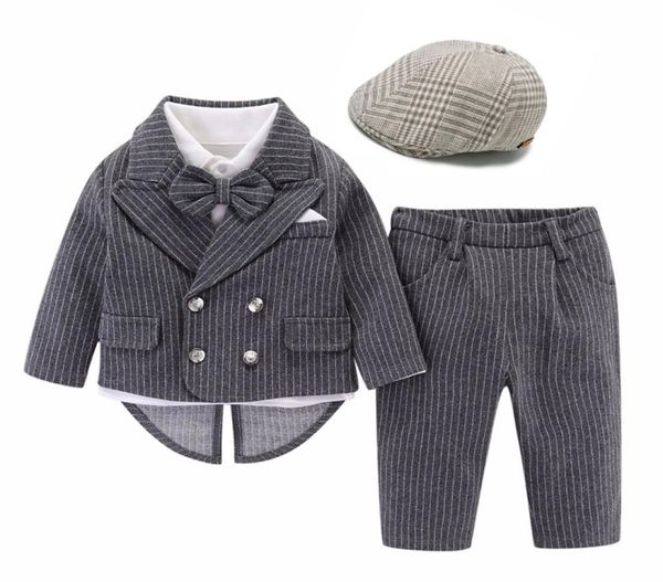 baby boy tuxedo clothing with hat 2021 spring cotton suit newborn 1th birthday dress 3 pieces striped infant children outfit5908938, Pink;blue
baby boy tuxedo clothing with hat 2021 spring cotton suit newborn 1th birthday dress 3 pieces striped infant children outfit5908938, Pink;blue