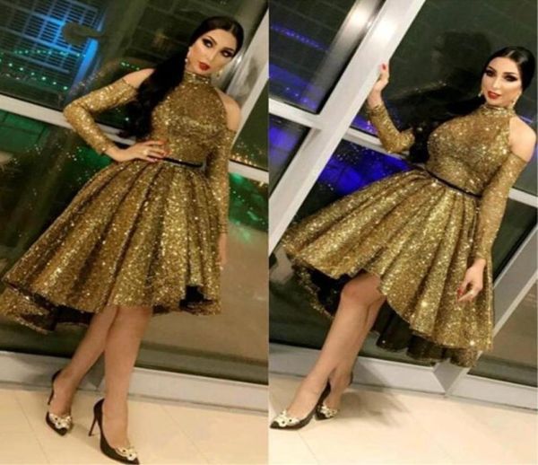 sparkly gold sequins evening dresses long sleeves off the shoulder black ribbon custom made high low prom party gowns formal occas8179276, Black;red
sparkly gold sequins evening dresses long sleeves off the shoulder black ribbon custom made high low prom party gowns formal occas8179276, Black;red