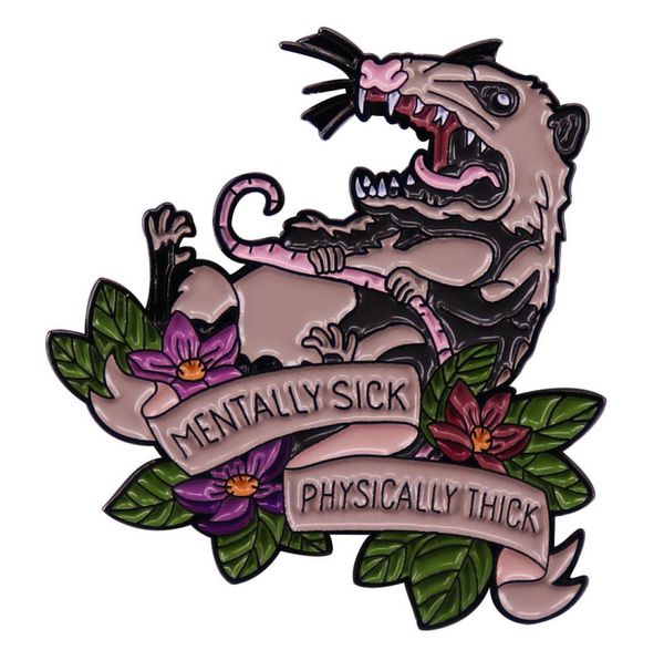 possum and flower enamel pins animal scream brooches for clothes backpack lapel badges fashion jewelry accessories gifts5541826, Blue
possum and flower enamel pins animal scream brooches for clothes backpack lapel badges fashion jewelry accessories gifts5541826, Blue