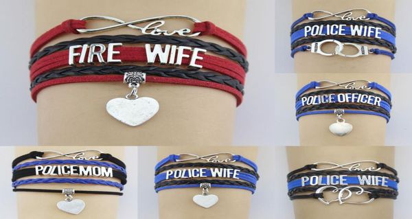infinity love policefire wife mom officer dom double heart charm wrap bracelet rope women men bracelets jewelry1441557, Golden;silver
infinity love policefire wife mom officer dom double heart charm wrap bracelet rope women men bracelets jewelry1441557, Golden;silver