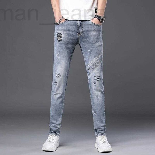 men's jeans designer light extravagant jeans men's new fall 2020 slim fit, small feet, elastic light color trend, broken hole, lit, Blue
men's jeans designer light extravagant jeans men's new fall 2020 slim fit, small feet, elastic light color trend, broken hole, lit, Blue