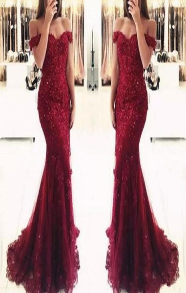 junoesque burgundy lace mermaid prom dresses appliques off the shoulder beaded sequins long prom gowns evening dresses wear 5432054, Black
junoesque burgundy lace mermaid prom dresses appliques off the shoulder beaded sequins long prom gowns evening dresses wear 5432054, Black