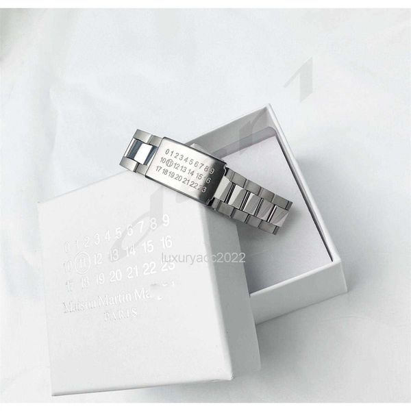 bracelets majira classic digital watch strap bracelet mm6 watch chain titanium steel bracelet neutral high street style jewelry, Black
bracelets majira classic digital watch strap bracelet mm6 watch chain titanium steel bracelet neutral high street style jewelry, Black