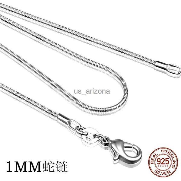 925 sterling silver 1mm snake chain necklace for men silver fashion jewelry women necklace 16 18 20 22 24inch l230620
925 sterling silver 1mm snake chain necklace for men silver fashion jewelry women necklace 16 18 20 22 24inch l230620
