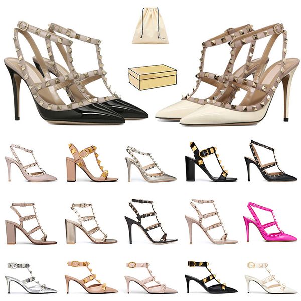 womens designer high heels dress shoes heel sandals rock stud kitten platform sandles white silver leather rivet peep-toes dhgate famous sli, Black
womens designer high heels dress shoes heel sandals rock stud kitten platform sandles white silver leather rivet peep-toes dhgate famous sli, Black