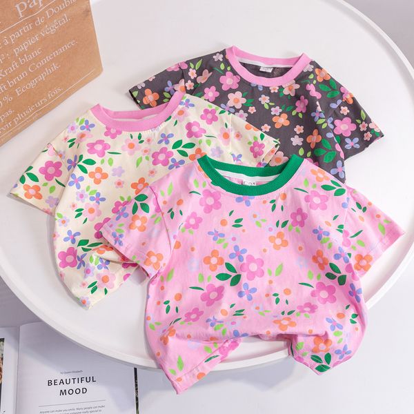 clothing sets summer oneck tshirt baby short sleeve tees print flower kids girl clothes cotton casual t shirt for 06 years 230630, White
clothing sets summer oneck tshirt baby short sleeve tees print flower kids girl clothes cotton casual t shirt for 06 years 230630, White