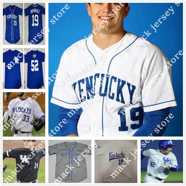 college baseball wears kentucky wildcats baseball jersey ncaa stitched brett marshall justin olson kyle music, Black
college baseball wears kentucky wildcats baseball jersey ncaa stitched brett marshall justin olson kyle music, Black