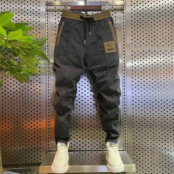men's pants corduroy men small feet harem pant street hip hop trousers slim fit outdoor joggers sweatpant spring autumn clothing 230630, Black
men's pants corduroy men small feet harem pant street hip hop trousers slim fit outdoor joggers sweatpant spring autumn clothing 230630, Black