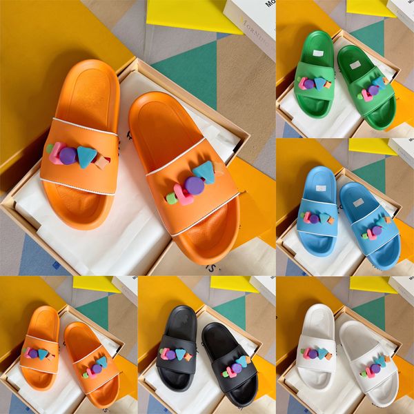 2023 designer waterfront slippers men women sandals fashion luxury lover mule rubber slide summer flat beach shoes couple slippers us 5-11, Black
2023 designer waterfront slippers men women sandals fashion luxury lover mule rubber slide summer flat beach shoes couple slippers us 5-11, Black