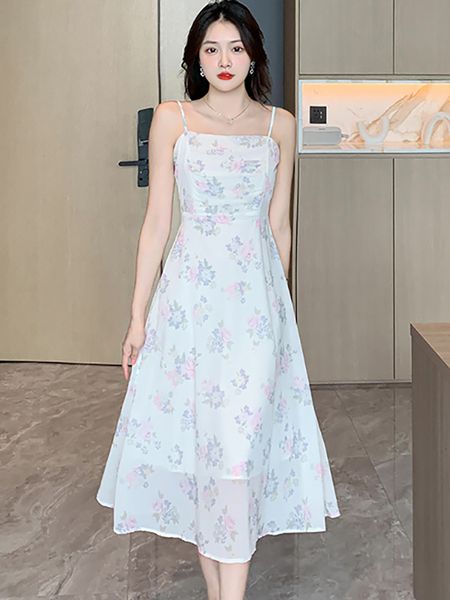 basic casual dresses 2023 fashion floral chiffon chic sling midi dress summer elegant beach holiday women bodycon backless vestidos 230701, Black;gray
basic casual dresses 2023 fashion floral chiffon chic sling midi dress summer elegant beach holiday women bodycon backless vestidos 230701, Black;gray