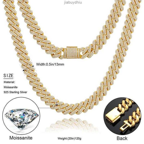 icejewelry 14mm s925 vvs d color moissanite cuban link chains necklace or bracelets hiphop jewelry for men, Silver
icejewelry 14mm s925 vvs d color moissanite cuban link chains necklace or bracelets hiphop jewelry for men, Silver