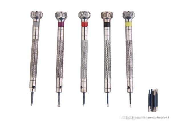 mini 5pcs silver tone screwdriver set watch repair tools kit with 5pcs cutter heads mengmeng6663717874
mini 5pcs silver tone screwdriver set watch repair tools kit with 5pcs cutter heads mengmeng6663717874