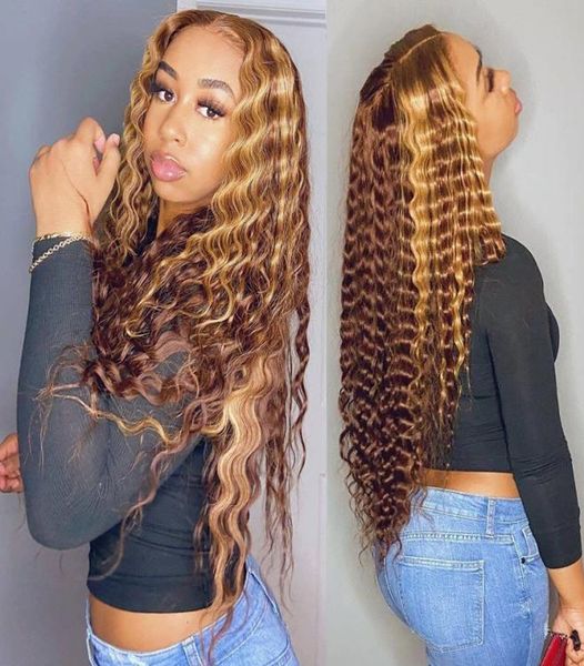 curly human hair wig honey blonde ombre 13x1 brazilian brown color deep water wave hd frontal highlight bob lace front wigs9712497, Black;brown
curly human hair wig honey blonde ombre 13x1 brazilian brown color deep water wave hd frontal highlight bob lace front wigs9712497, Black;brown