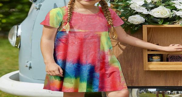 colorful graphics girls dress short sleeve gradient printed children casual aline skirt length over the knee simple and elegant 54971773, Red;yellow
colorful graphics girls dress short sleeve gradient printed children casual aline skirt length over the knee simple and elegant 54971773, Red;yellow