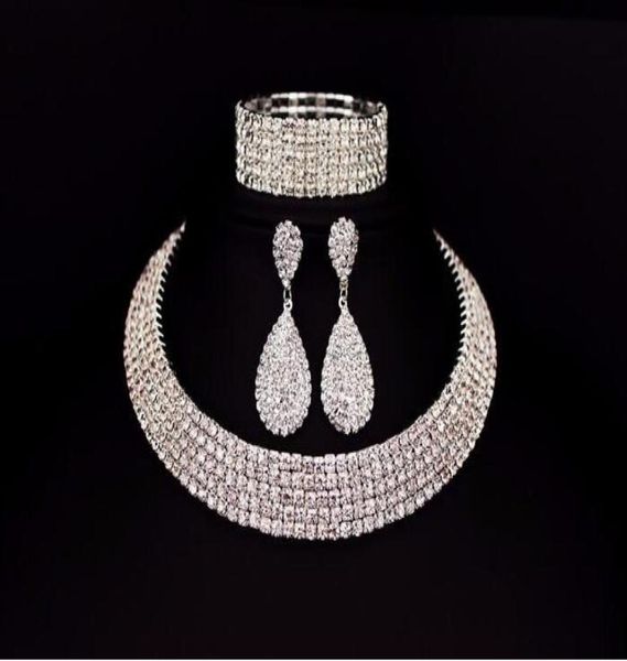 selling bride classic rhinestone crystal choker necklace earrings and bracelet wedding jewelry sets wedding accessories bridal3244516, White
selling bride classic rhinestone crystal choker necklace earrings and bracelet wedding jewelry sets wedding accessories bridal3244516, White