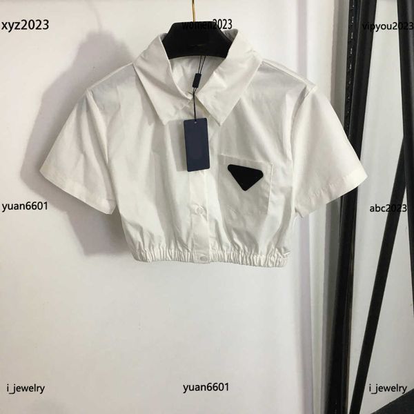 womens designer clothing lady blouse letter embroidered pocket shirt size s-l short exposed navel design girl lapel, White
womens designer clothing lady blouse letter embroidered pocket shirt size s-l short exposed navel design girl lapel, White