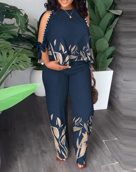 women's tracksuits two piece set outifit 2023 summer fashion plants print split sleeve o neck casual straight leg pants set streetwear, Gray
women's tracksuits two piece set outifit 2023 summer fashion plants print split sleeve o neck casual straight leg pants set streetwear, Gray
