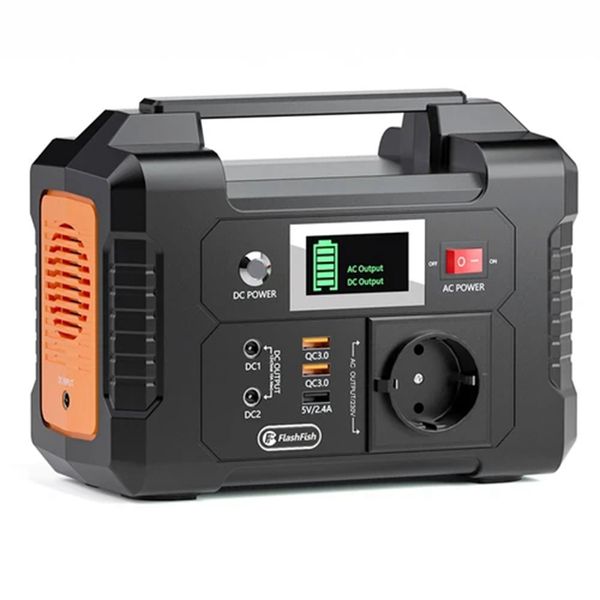 flashfish-e200 200w portable power station 151wh lithium battery 1x pure sine wave ac220v output for rv camping van
flashfish-e200 200w portable power station 151wh lithium battery 1x pure sine wave ac220v output for rv camping van