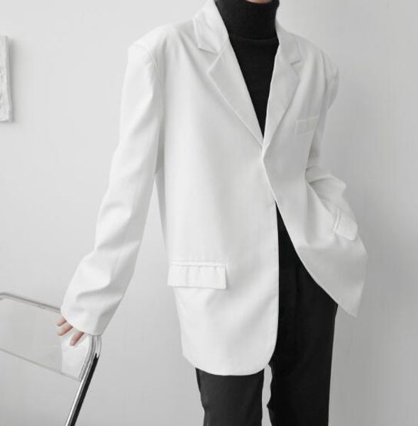 men's suits blazers style suit academic solid color casual long sleeve loose cotton blend jacket abb217 230630, White;black
men's suits blazers style suit academic solid color casual long sleeve loose cotton blend jacket abb217 230630, White;black