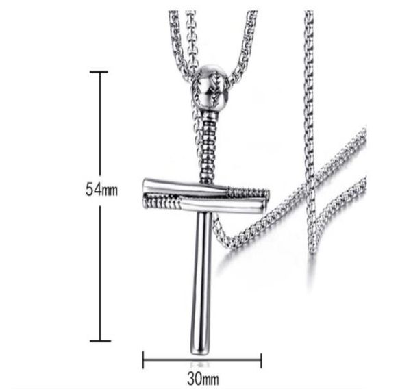 whole new juses hip hop baseball cross pendant necklace for men silver color stainless steel necklace ball bat chain female j4804489
whole new juses hip hop baseball cross pendant necklace for men silver color stainless steel necklace ball bat chain female j4804489