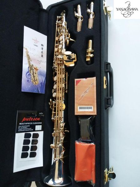 silver soprano sax japan yanagisawa sw037 bb brass soprano saxophone perform musical instruments with casemouthpiece4480289
silver soprano sax japan yanagisawa sw037 bb brass soprano saxophone perform musical instruments with casemouthpiece4480289