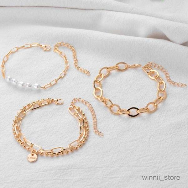 charm bracelets gold bracelet ladies fashion hip hop style chain handmade wear pearl english love r230701, Golden;silver
charm bracelets gold bracelet ladies fashion hip hop style chain handmade wear pearl english love r230701, Golden;silver