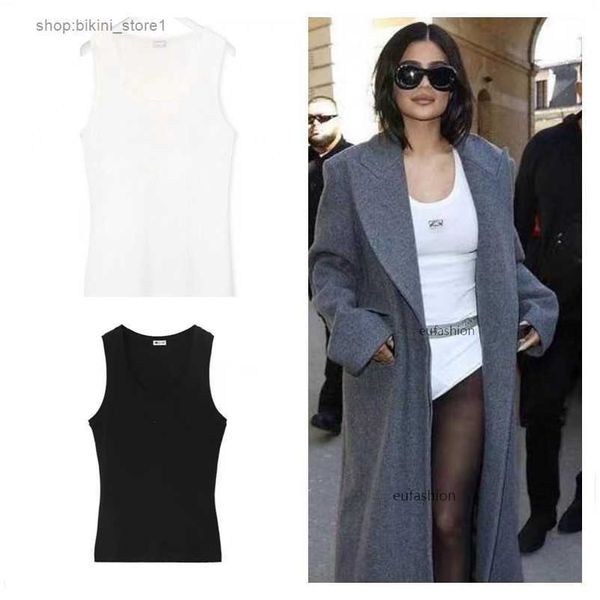 womens tank t-shirt anagram regular cropped cotton jersey camis female femme knits tees designer embroidery knitted vest sport breathable y, White
womens tank t-shirt anagram regular cropped cotton jersey camis female femme knits tees designer embroidery knitted vest sport breathable y, White