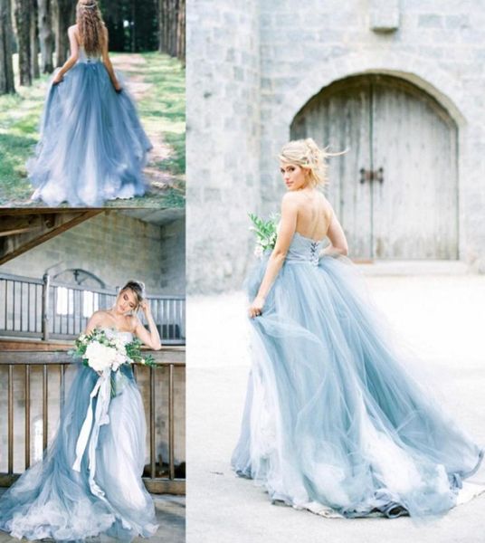 new arrival dusty bule wedding dresses a line lace strapless 2018 country bridal gowns sweep train9047315, White
new arrival dusty bule wedding dresses a line lace strapless 2018 country bridal gowns sweep train9047315, White