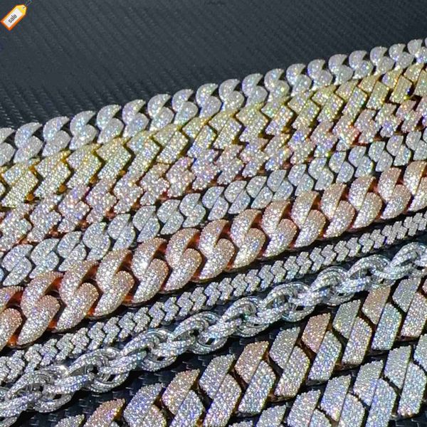 2024 fashion custom miami american necklace sterling silver 925 vvs moissanite iced out diamond hip hop jewelry cuban link chain
2024 fashion custom miami american necklace sterling silver 925 vvs moissanite iced out diamond hip hop jewelry cuban link chain