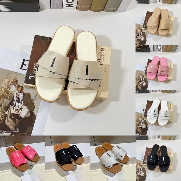 luxury designer woman canvas slippers espadrille wedge woody flat mule ribbons large wood upper slip-on women letter pattern brands summer o, Black
luxury designer woman canvas slippers espadrille wedge woody flat mule ribbons large wood upper slip-on women letter pattern brands summer o, Black