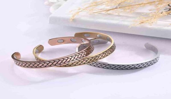 elegant rose gold color stripe lines magnetic bangles women men adjustable stainless steel therapy health bracelet jewelry gift l29826386, Golden;silver
elegant rose gold color stripe lines magnetic bangles women men adjustable stainless steel therapy health bracelet jewelry gift l29826386, Golden;silver