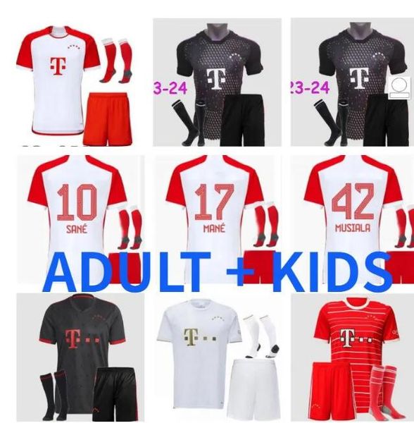 mane 23 24 bayern munich soccer jersey joao cancelo de ligt sane 2023 2024 suit shorts football shirt musiala gnabry goretzka muller men kid, Black;yellow
mane 23 24 bayern munich soccer jersey joao cancelo de ligt sane 2023 2024 suit shorts football shirt musiala gnabry goretzka muller men kid, Black;yellow
