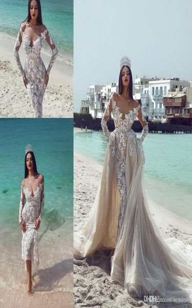 2020 said mhamad mermaid wedding dresses with detachable train off shoulder lace long sleeves beach bridal gowns7159345, White
2020 said mhamad mermaid wedding dresses with detachable train off shoulder lace long sleeves beach bridal gowns7159345, White