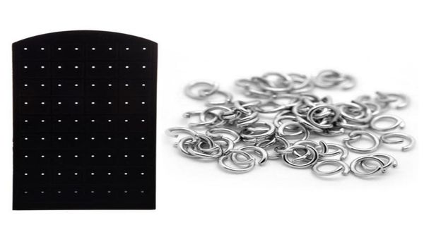 jewelry pouches bags 1x plastic display ear stud earrings holder 500x silver tone stainless steel open jump rings 6mm3900177, Pink;blue
jewelry pouches bags 1x plastic display ear stud earrings holder 500x silver tone stainless steel open jump rings 6mm3900177, Pink;blue