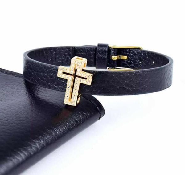 christian hollow cross bracelet female zircon stone adjustable black leather jewelry gifts beaded strands7216790
christian hollow cross bracelet female zircon stone adjustable black leather jewelry gifts beaded strands7216790