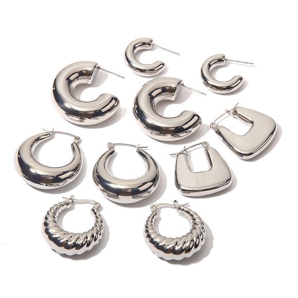 hoop huggie youthway waterproof stainless steel color earrings for women minimalist charm jewelry trendy fashion charm bijoux 230630, Golden;silver
hoop huggie youthway waterproof stainless steel color earrings for women minimalist charm jewelry trendy fashion charm bijoux 230630, Golden;silver